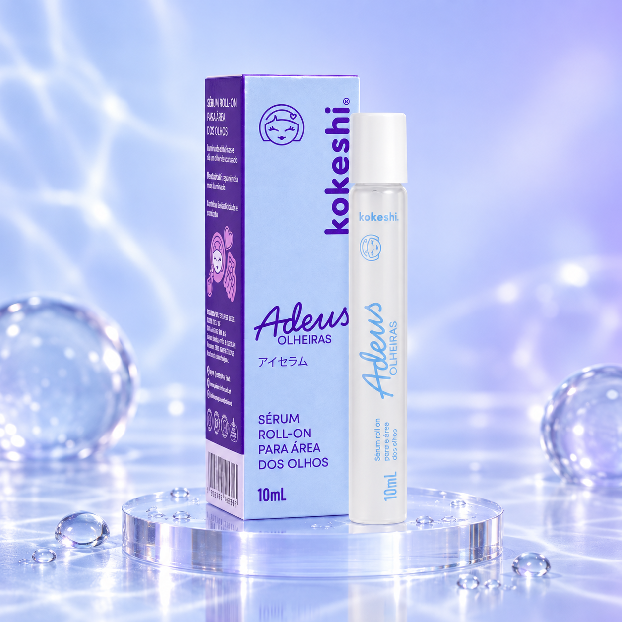 Sérum Roll-On Adeus Olheiras Kokeshi 10ml — foto 1