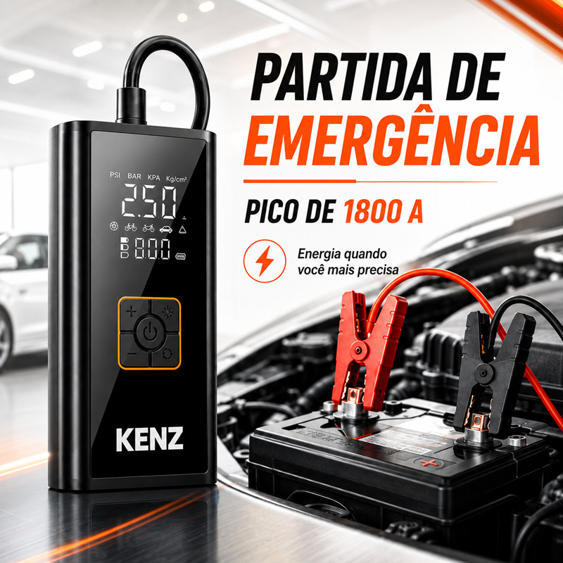 Kit de Emergência Automotiva 4 em 1 KENZ — foto 3