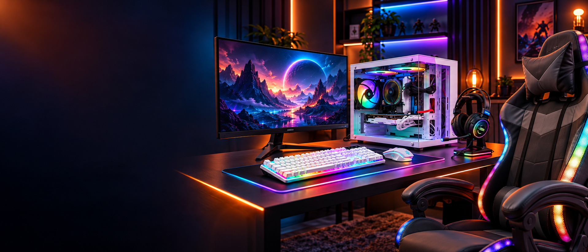 Setup Gamer: PC, Monitor e Acessórios