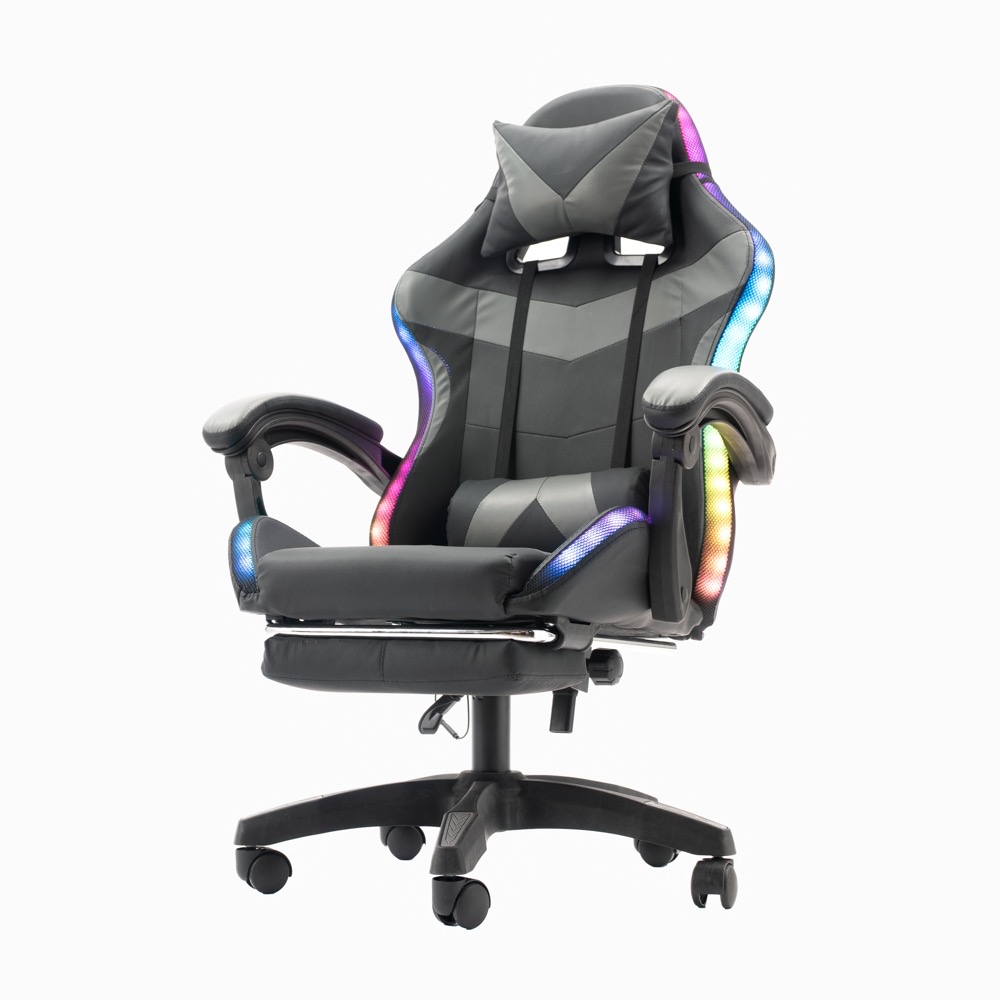 Cadeira gamer RGB com som