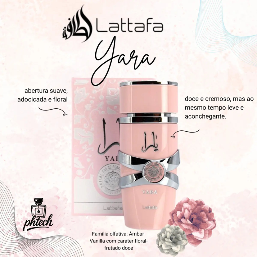 Perfume Lattafa Yara Rosa Eau de Parfum 100 ml — foto 3